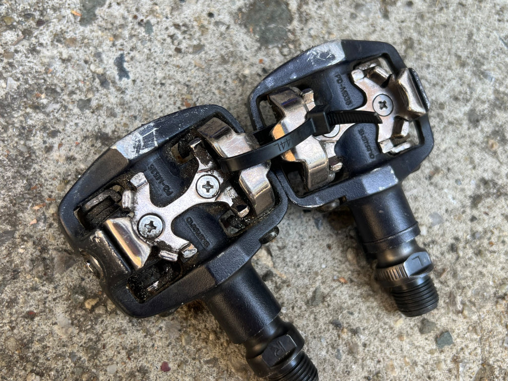 Shimano Clipless Pedals PD-M535 SPD Dual Sided Mountain Gravel Bike MTB Road - Image 5