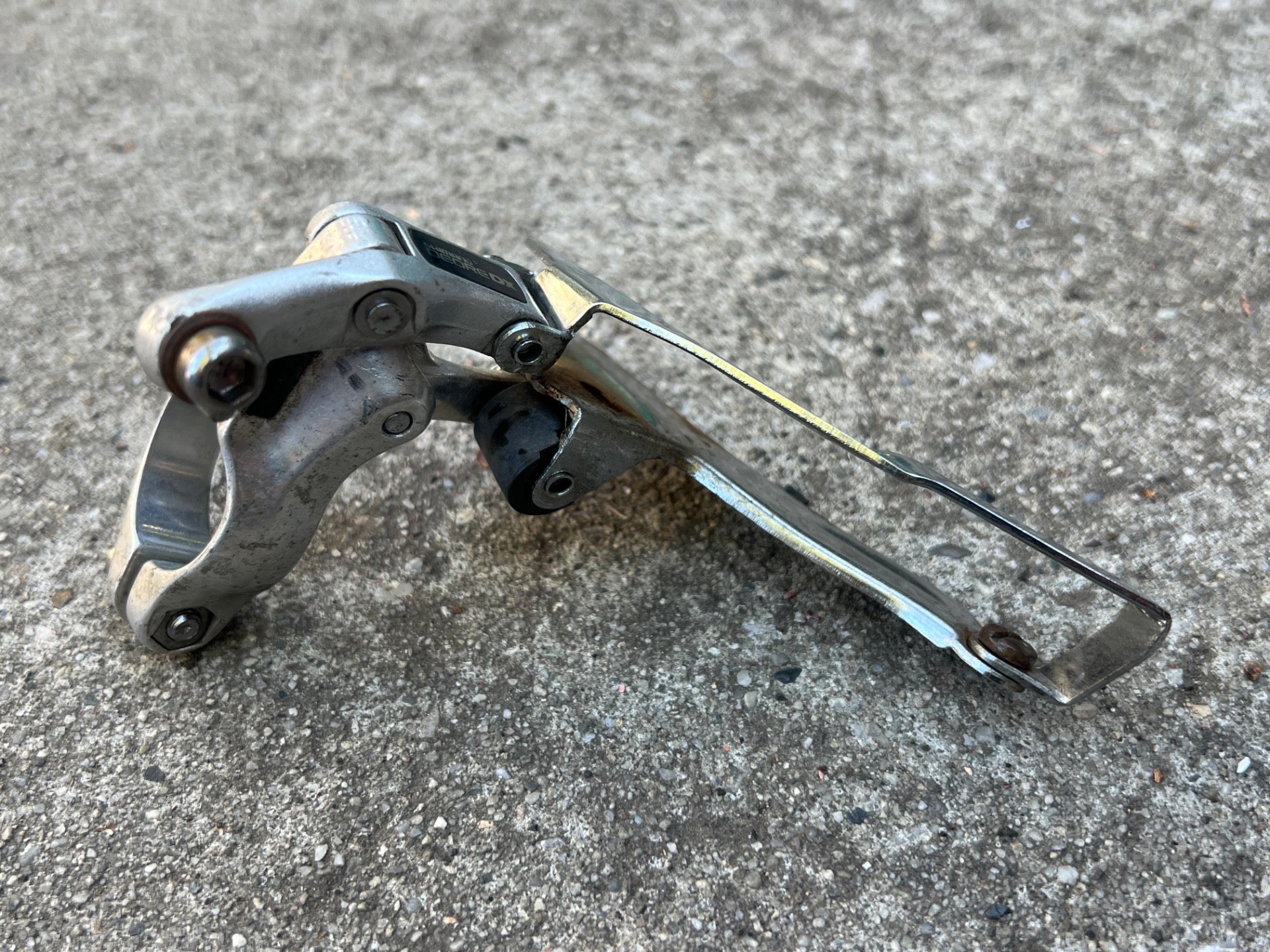 Shimano Deore DX FD-M650 Front Derailleur 28.6mm Bottom Pull Triple MTB Vintage  - Image 5