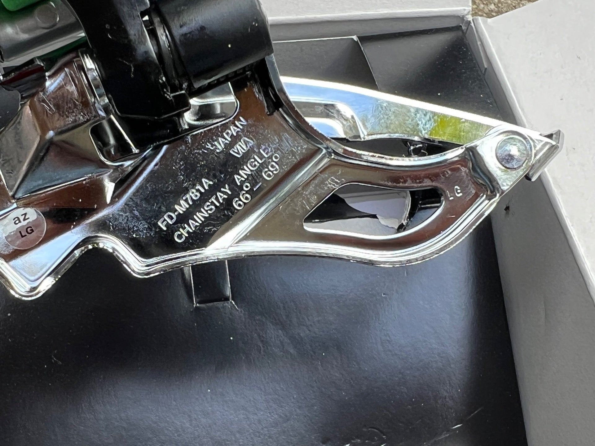 NOS NEW Shimano Deore XT Top Pull M781A 3x10sp 34.9 31.8 28.6 Front Derailleur - Image 5