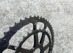 Used Cannondale OPI Spidering 52/36T Black Double Direct Mount Chainring Set Road-Bicycle Bin