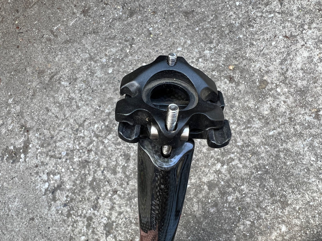 NICE FSA K-Force Light SB25 Carbon Seatpost 27.2x350mm Road Bike Black Racing  - Image 8