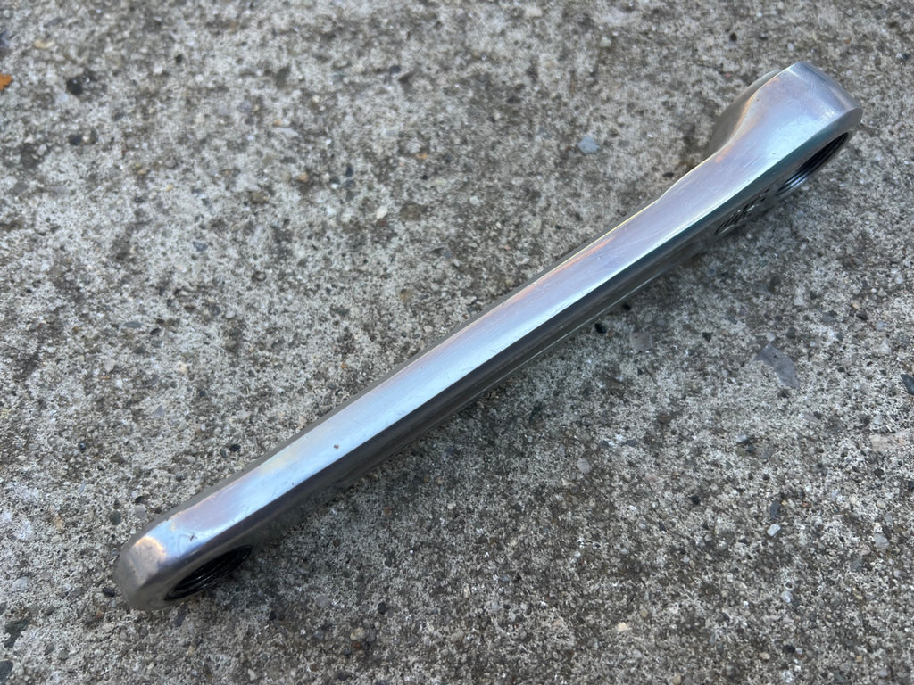 Sugino Mighty Crankset 171mm 48/42T Double Vintage Road Retro 144 BCD Drillium  - Image 9