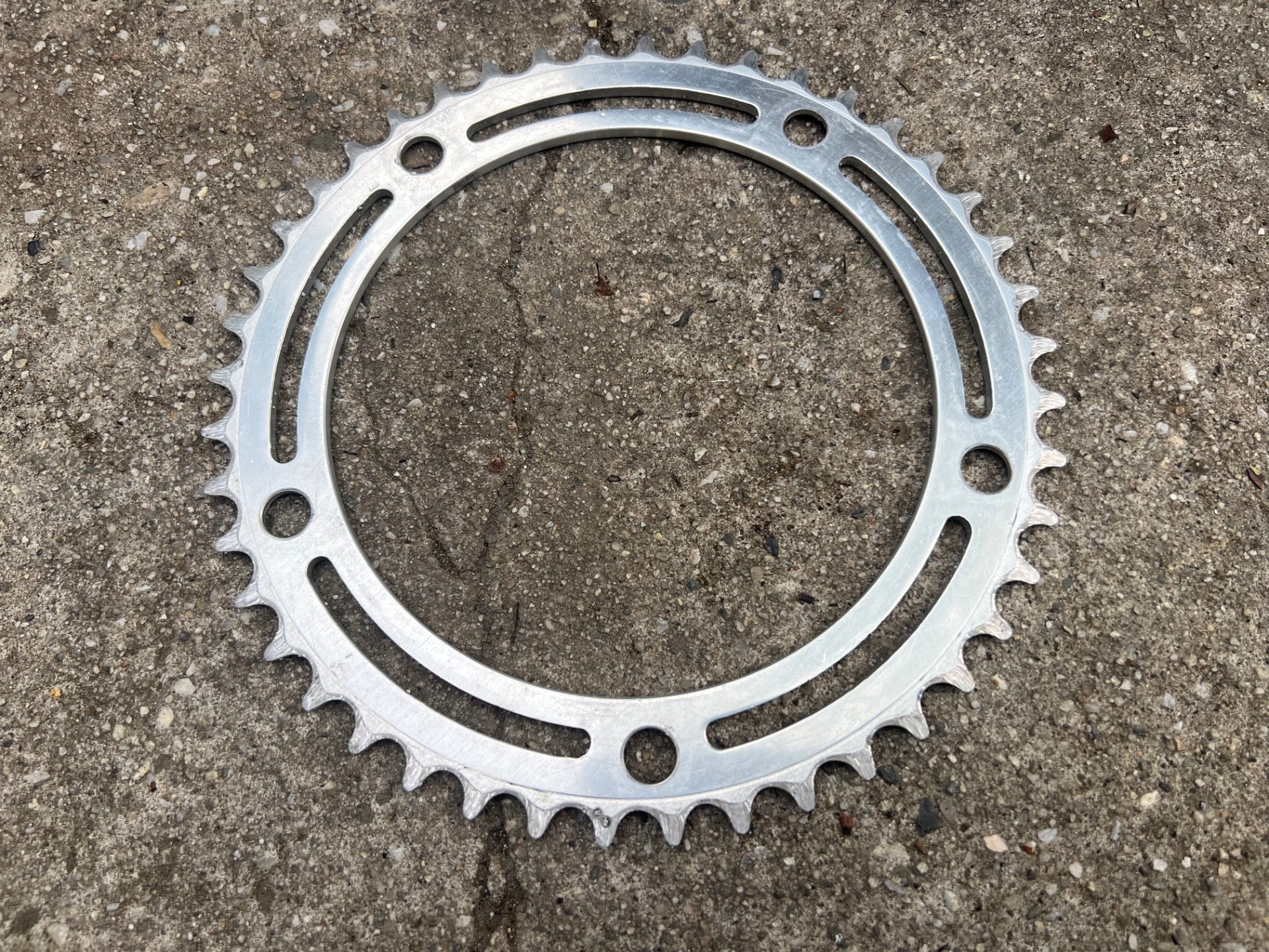 Campagnolo 151 BCD 44T 3/32” Chainring Vintage Road Track Silver Campy 5 Bolt - Image 5