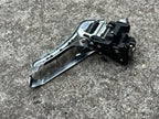 Used Shimano 105 FD-5801 Front Derailleur Bottom Pull Double Road 2x11 Speed Black-Bicycle Bin