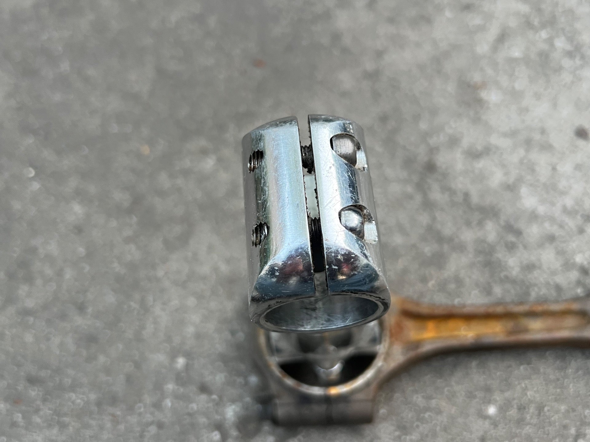 KORE 25.4x135mm 1 1/8” Threadless Stem Vintage Retro Mountain Bike Silver 5 Deg - Image 5