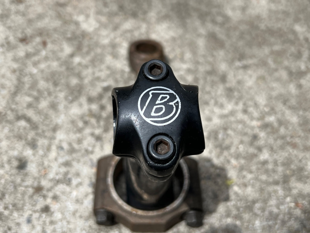 Bontrager 25.4x135mm 1 1/8” Threadless Stem Vintage Retro MTB Riser Black - Image 5