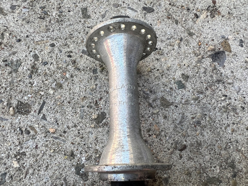 Maillard 36H Hole Front Hub 100mm Vintage Retro Road Bike Gray 89 Stamp - Image 5