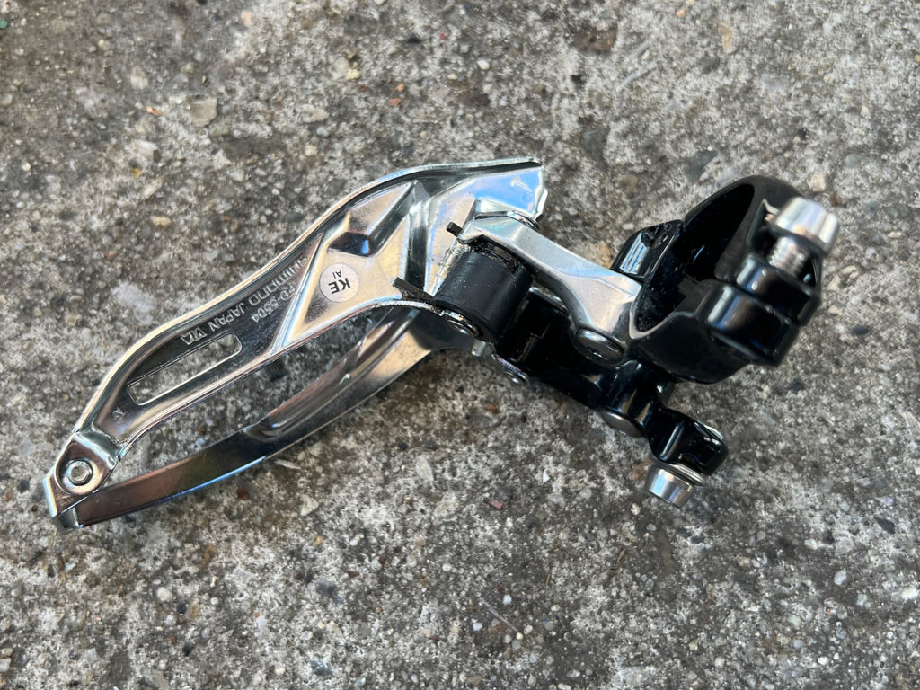 Shimano 105 FD-5504 28.6mm Bottom Pull 3x9 Triple Front Derailleur Road Black  - Image 5