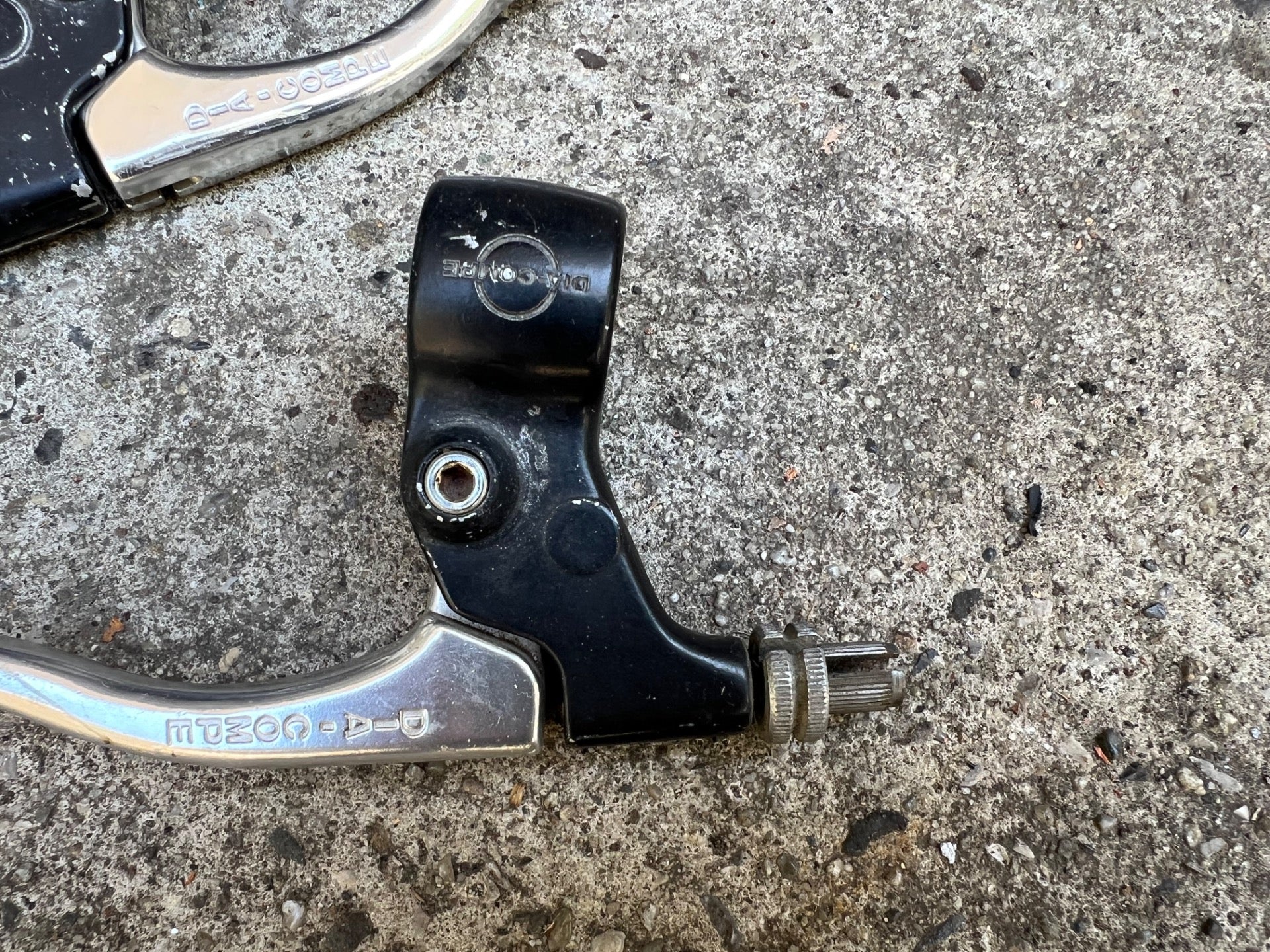Dia Compe Cantilever Brake Levers Vintage Moto Black 4 Finger 80’s MTB ATB  - Image 7