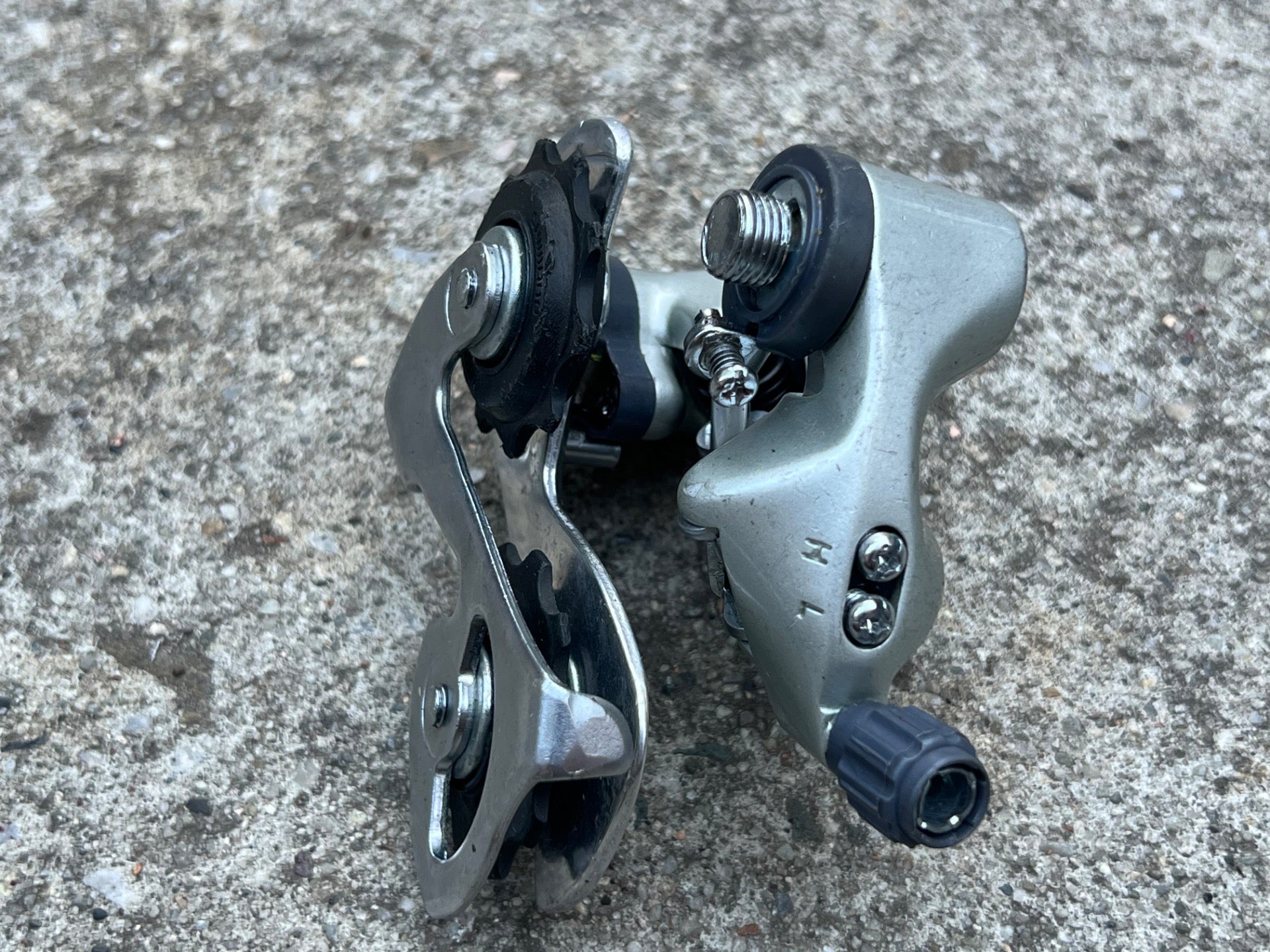 REBUILT Shimano 105 RD-1055 7 Speed Short Cage Rear Derailleur Vintage Road - Image 5