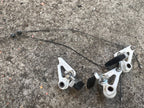 Used Shimano BR-AT50 Brakes Brake Set White Cantilver Vintage MTB Touring Retro ATB-Bicycle Bin