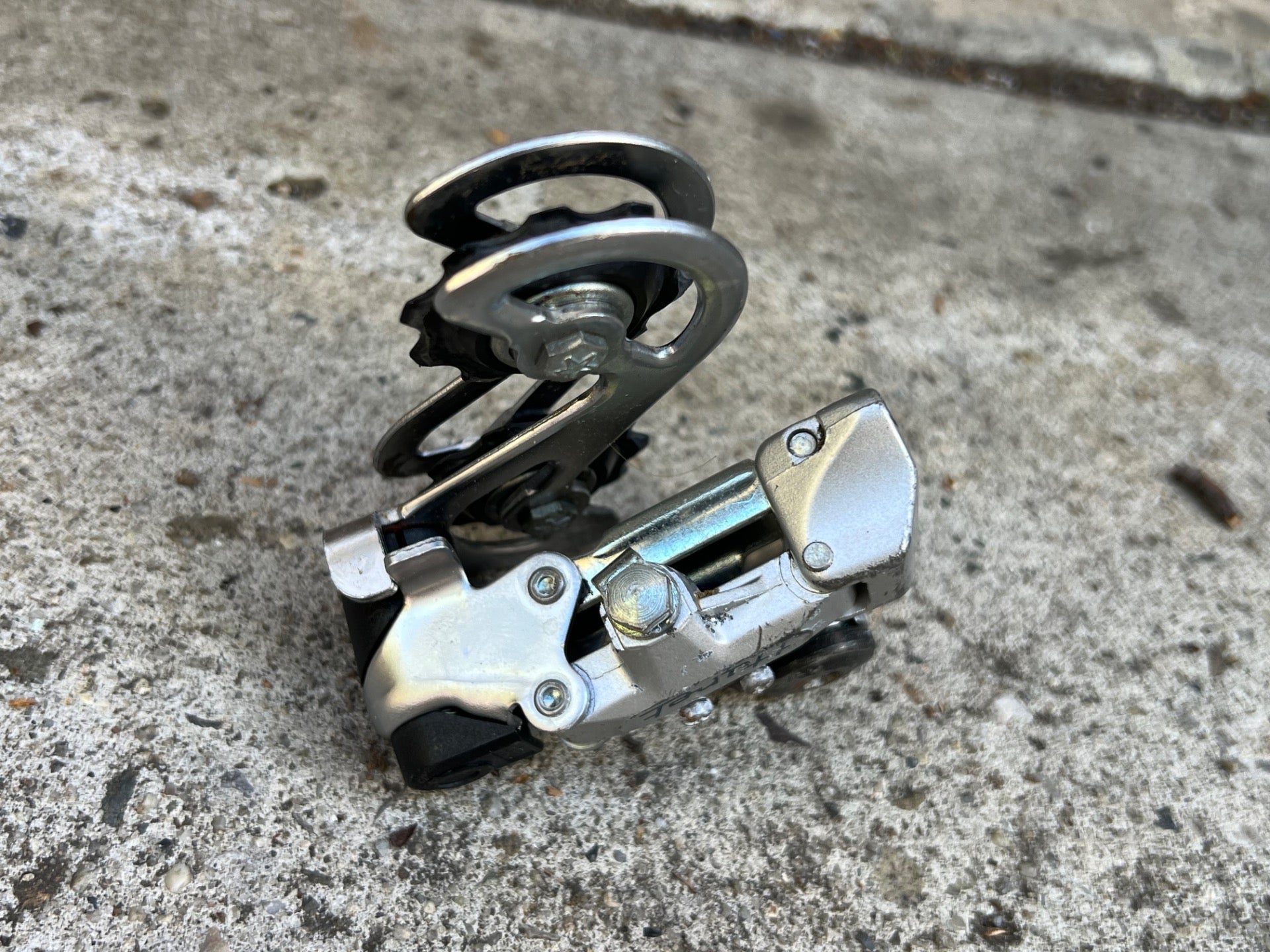 Huret Rival 6 Speed Rear Derailleur Short Cage Silver Vintage Retro Road Bike  - Image 5