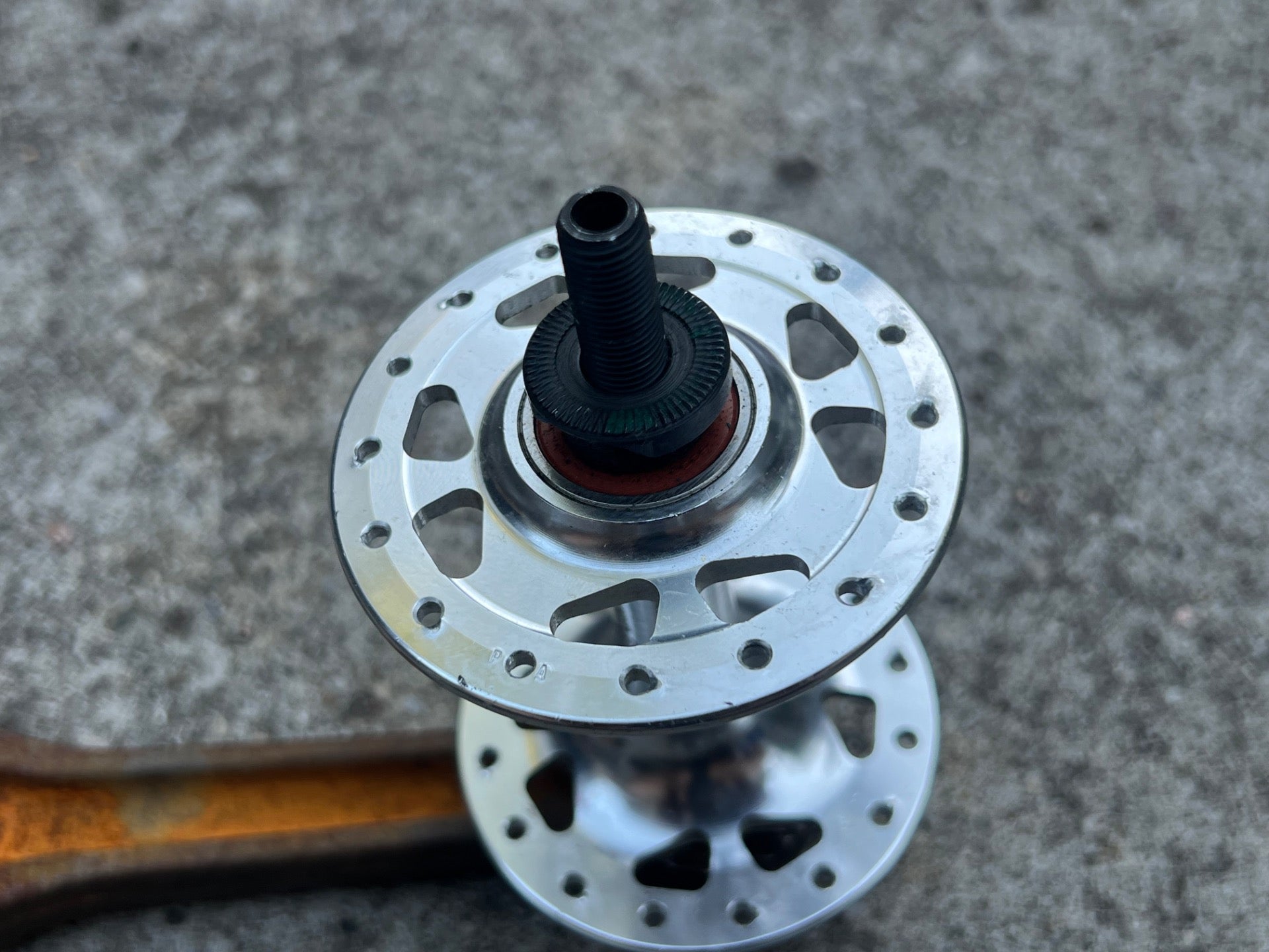 Origin 8 32H Hole Track Fixie Road High Flange Front Hub Silver Sealed Bearing - Image 5