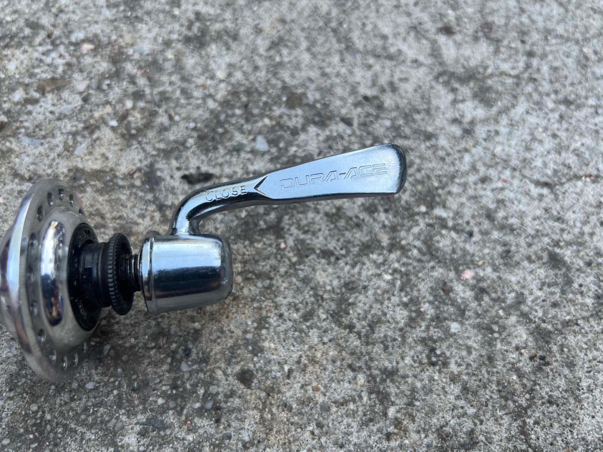 Shimano Dura Ace 7400 36H Hole Front Hub & Quick Release Vintage Road Bike   - Image 5