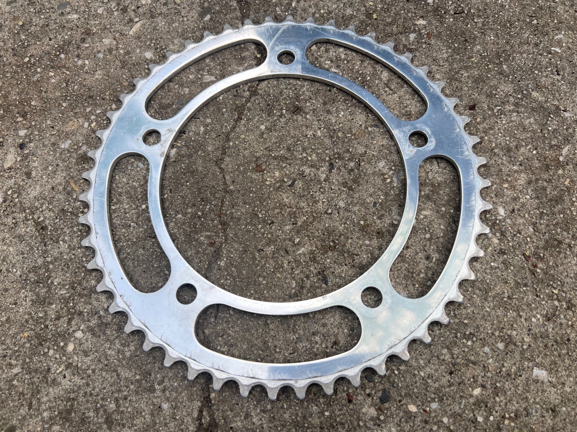 Campagnolo 151 BCD 52T 3/32” Chainring Vintage Road Track Silver Campy 5 Bolt - Image 5