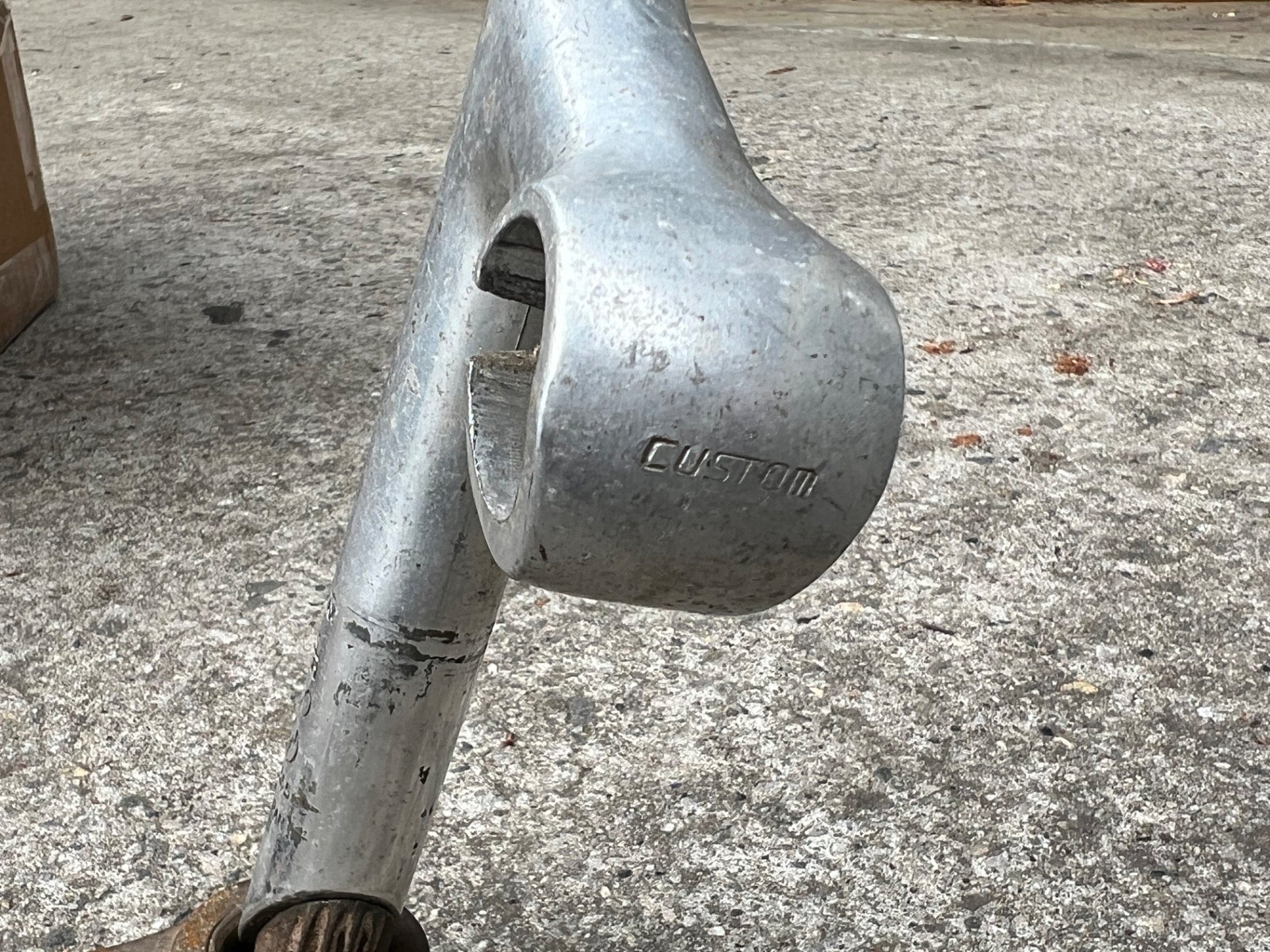 SR Custom 26.0x60mm 1in Quill Stem Vintage Road Bike Gray Silver Drop Retro - Image 5