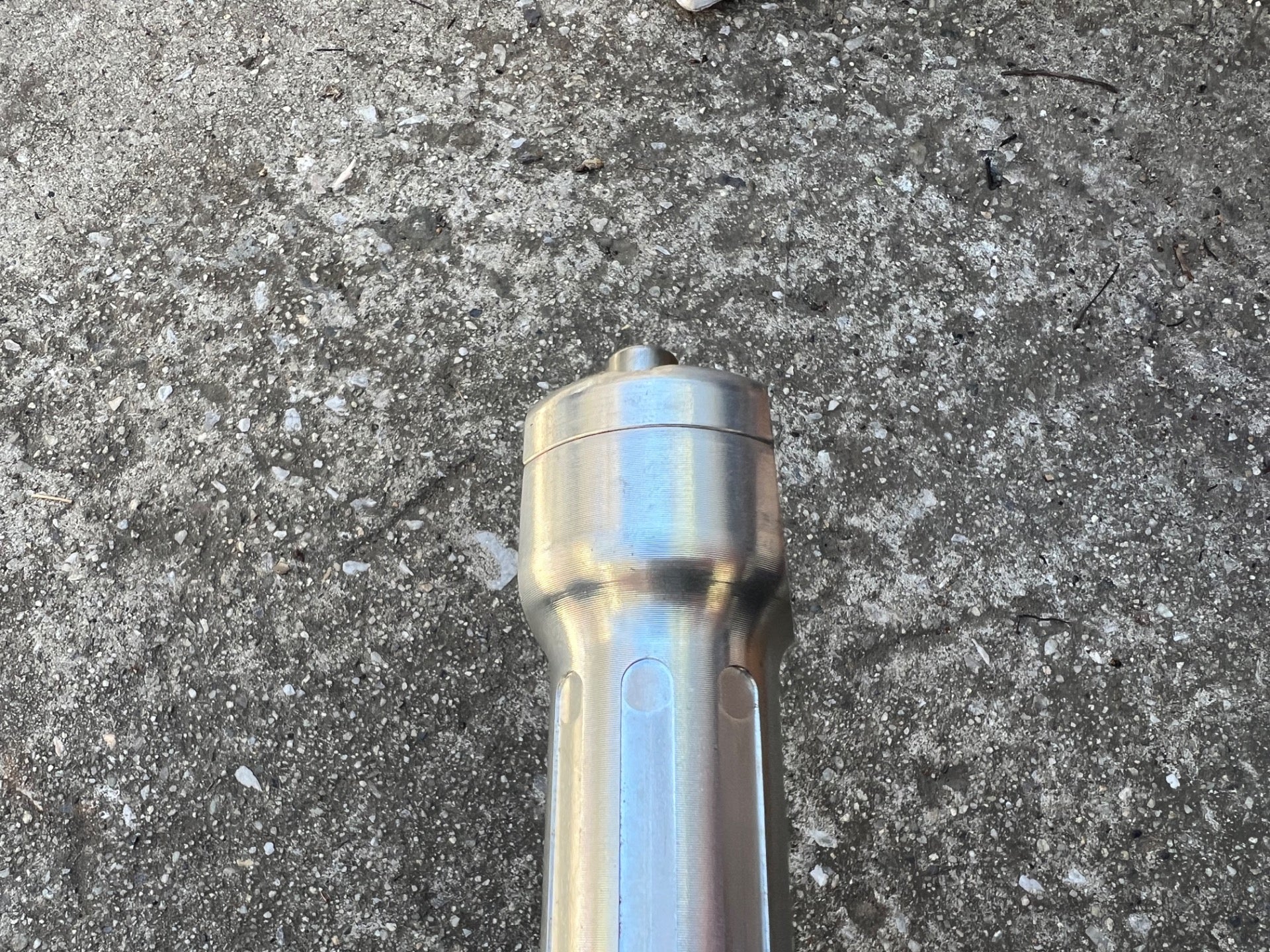 Qranc 125x25.4mm Stem 1 1/8” Threadless Silver Aluminum Vintage MTB Mountain  - Image 6