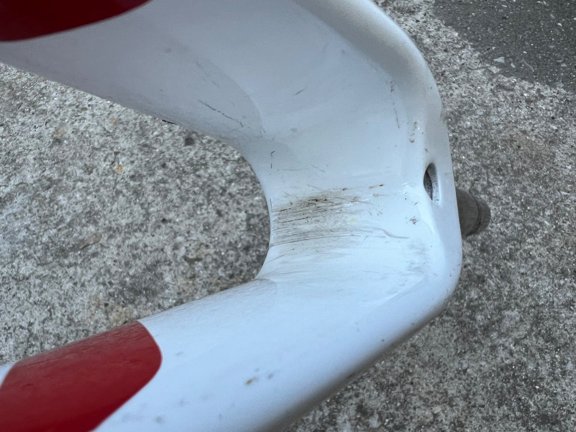 Guru Carbon Fork 700c 1 1/8” 8.25” Steerer True Temper White Red Threadless Road - Image 10