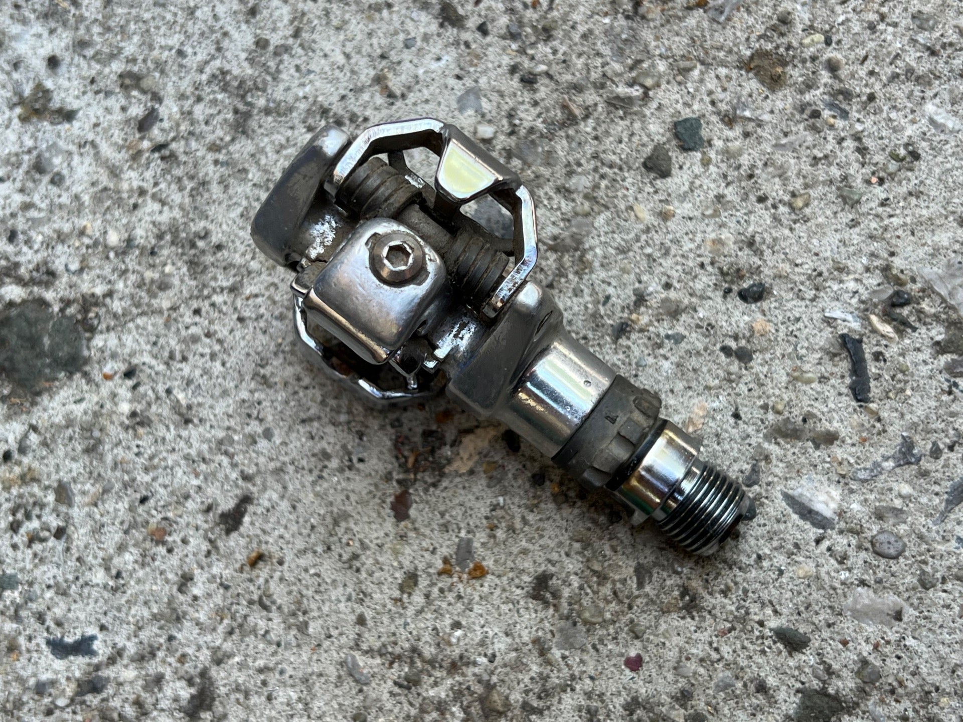 Shimano Deore XT PD-M747 Left Non Drive Side Pedal Vintage MTB Clipless SPD Road - Image 5
