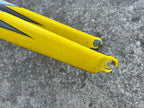 Used Giant Carbon Fork Aero 700c 1” 10.5” Threadless Steerer Road Yellow Gray Bike-Bicycle Bin