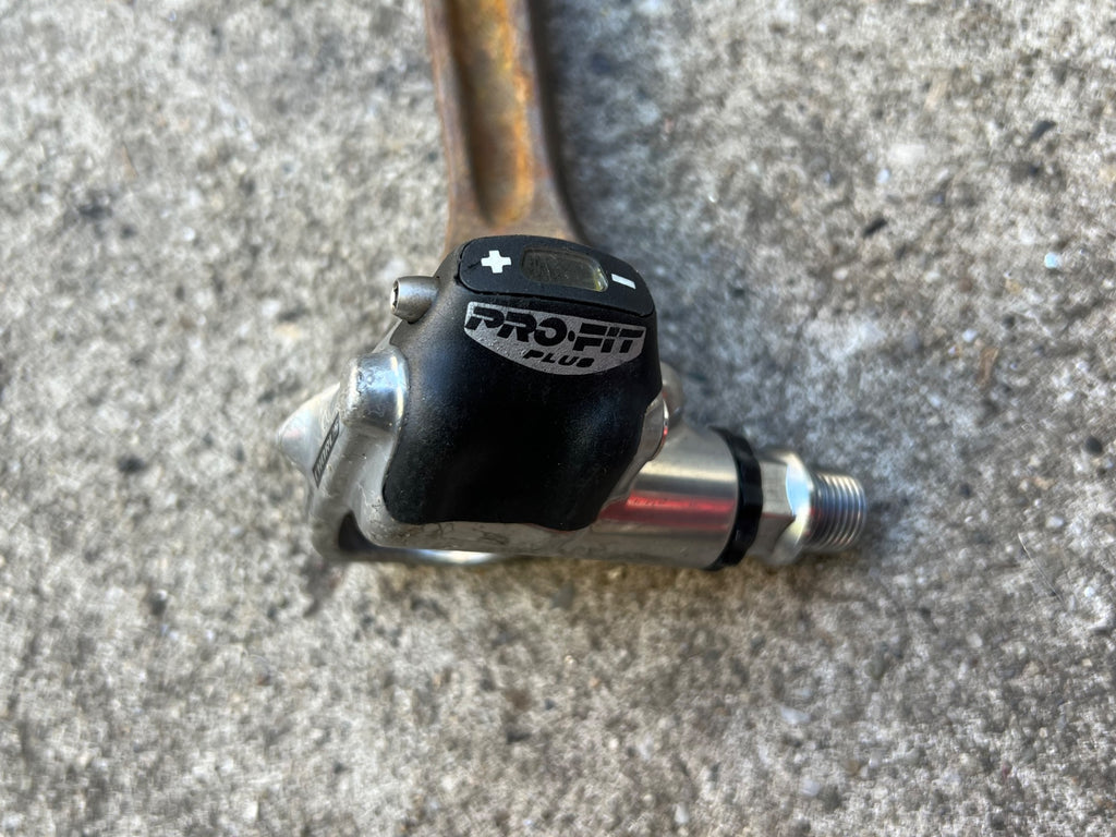 Used Campagnolo Chorus Clipless Pedals Pro Fit Vintage Road Gravel Gray Campy-Bicycle Bin
