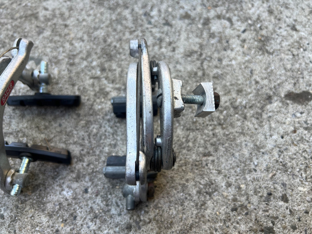 Mafac Racer Modele Depose Brakes Vintage Road Center Pull Silver Retro Touring - Image 6