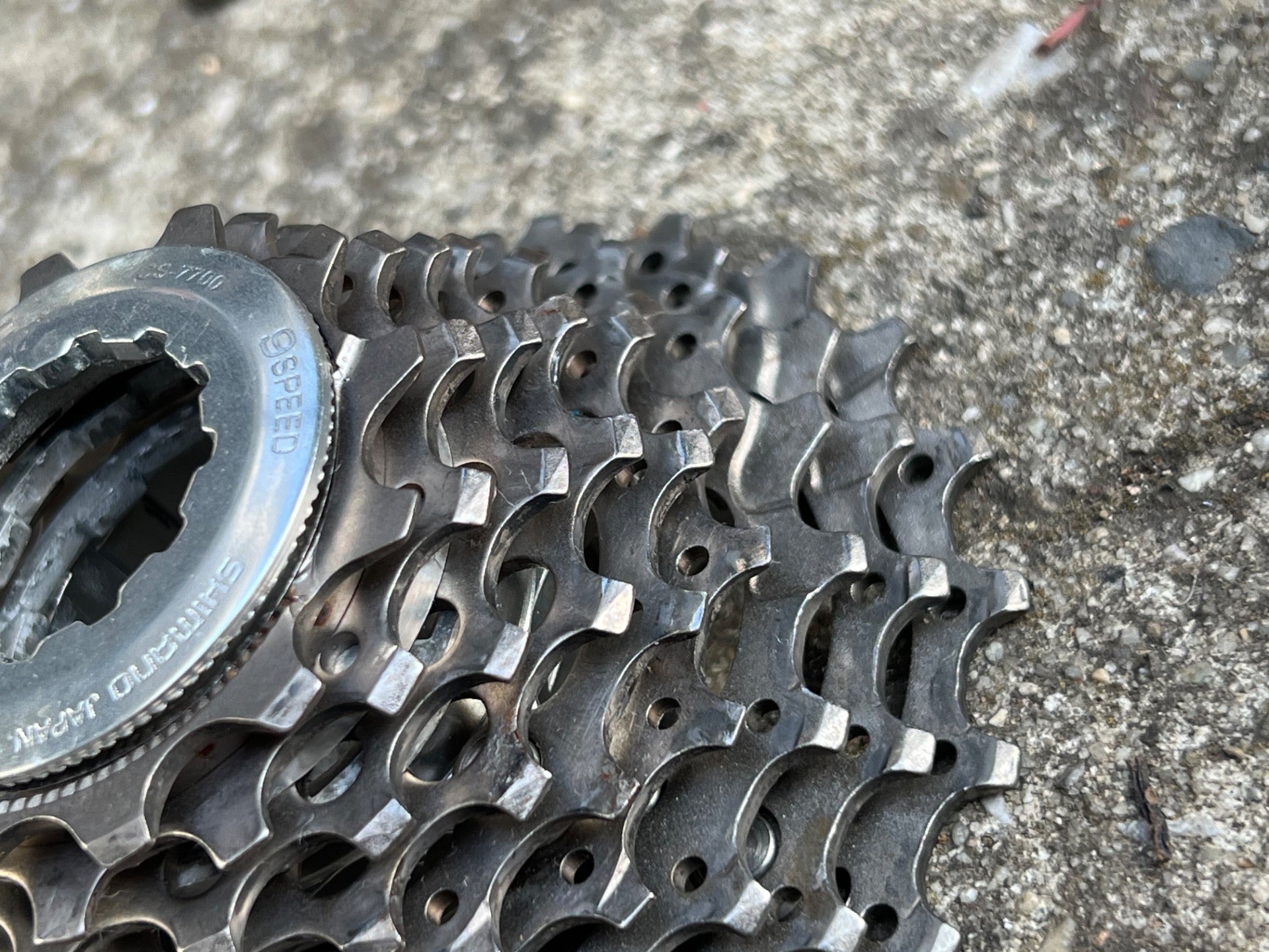 Shimano Dura Ace CS-7700 12-23T 9 Speed Cassette Titanium Road Gravel Bike TI - Image 5