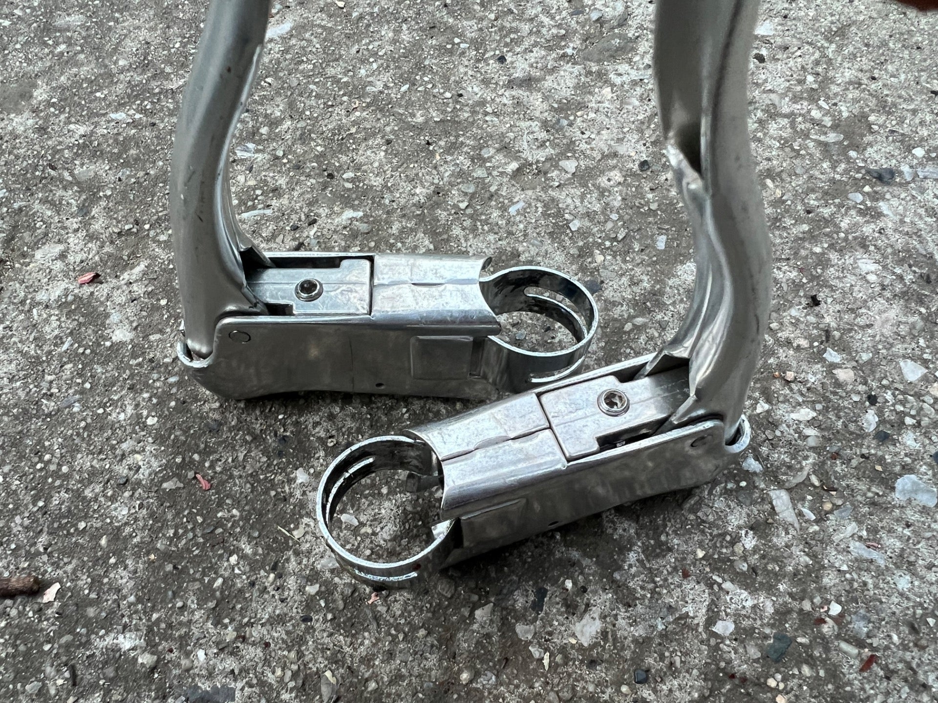 Shimano 600 AX Aero Brake Levers Vintage Retro Road Bike Drop Bar Silver Alloy - Image 5