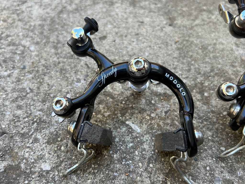 Modolo Speedy Road Bike Rim Brakes Black Front & Rear Vintage Retro - Image 10