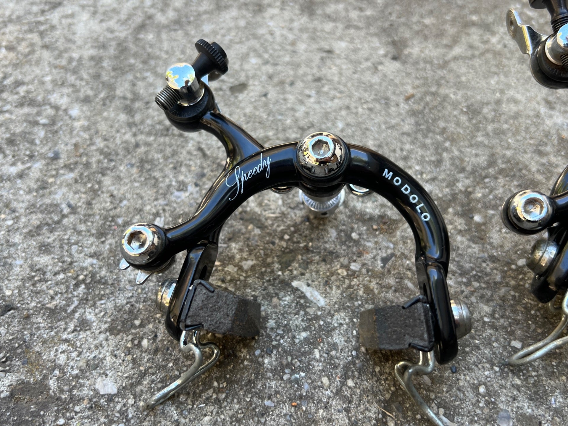 Modolo Speedy Road Bike Rim Brakes Black Front & Rear Vintage Retro - Image 10