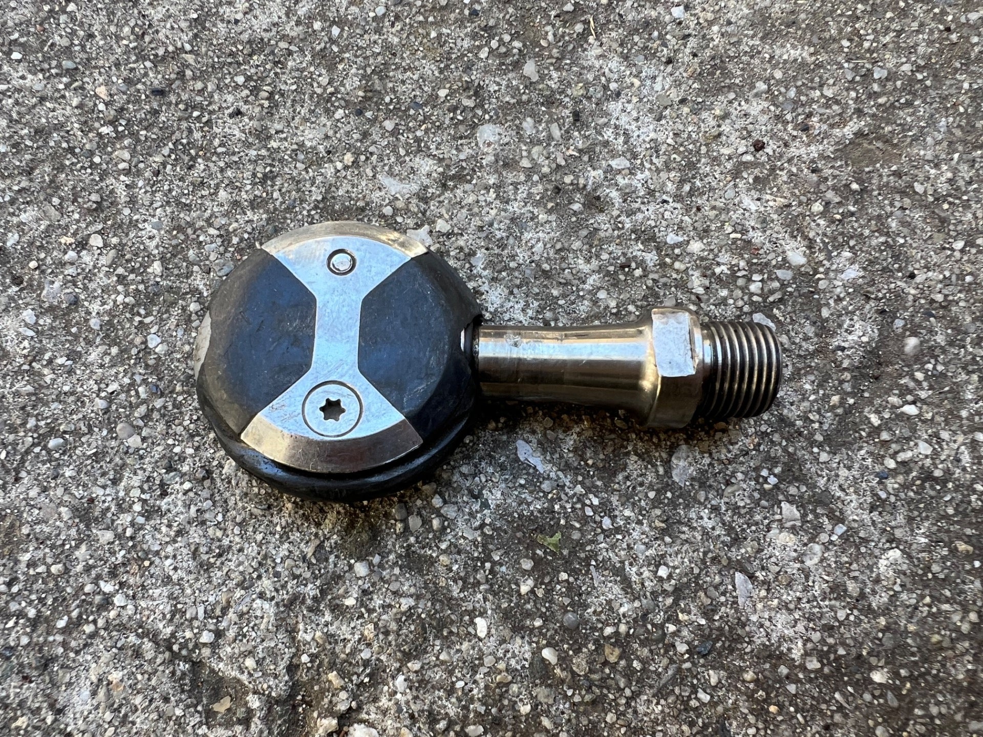 Speedplay X1 Right Pedal Titanium 9/16 Gravel Mountain Road Touring Bike Silver  - Image 5