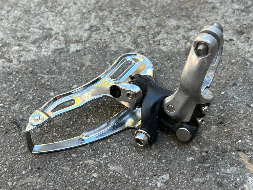 Used Shimano Deore XT FD-M737 31.8mm Top Pull Front Derailleur Triple 3x8 Vintage-Bicycle Bin