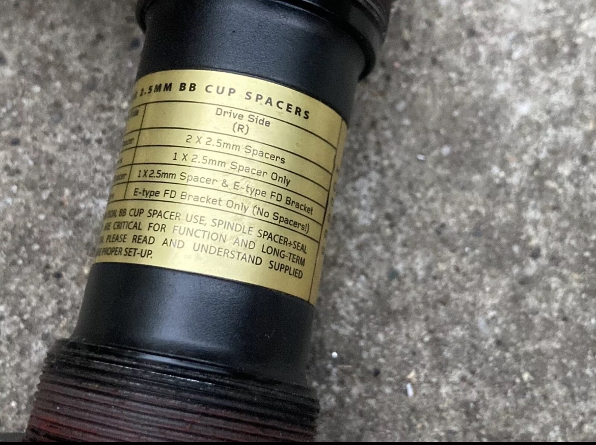 Raceface X-Type 24mm Bottom Bracket 68mm 73mm BSA English All Mountain MTB XC - Image 5
