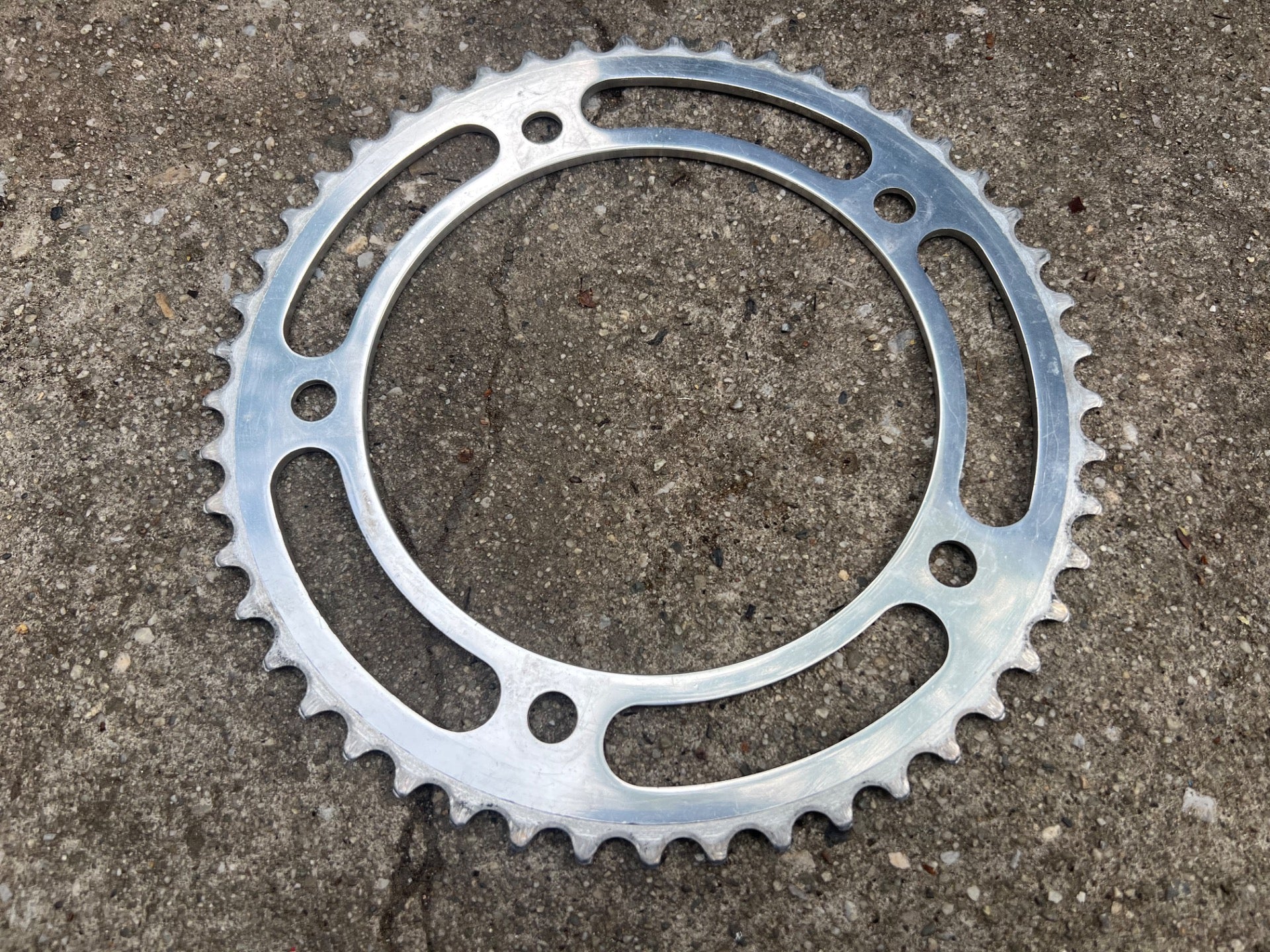 Campagnolo 151 BCD 49T 3/32” Chainring Vintage Road Track Silver Campy 5 Bolt - Image 5