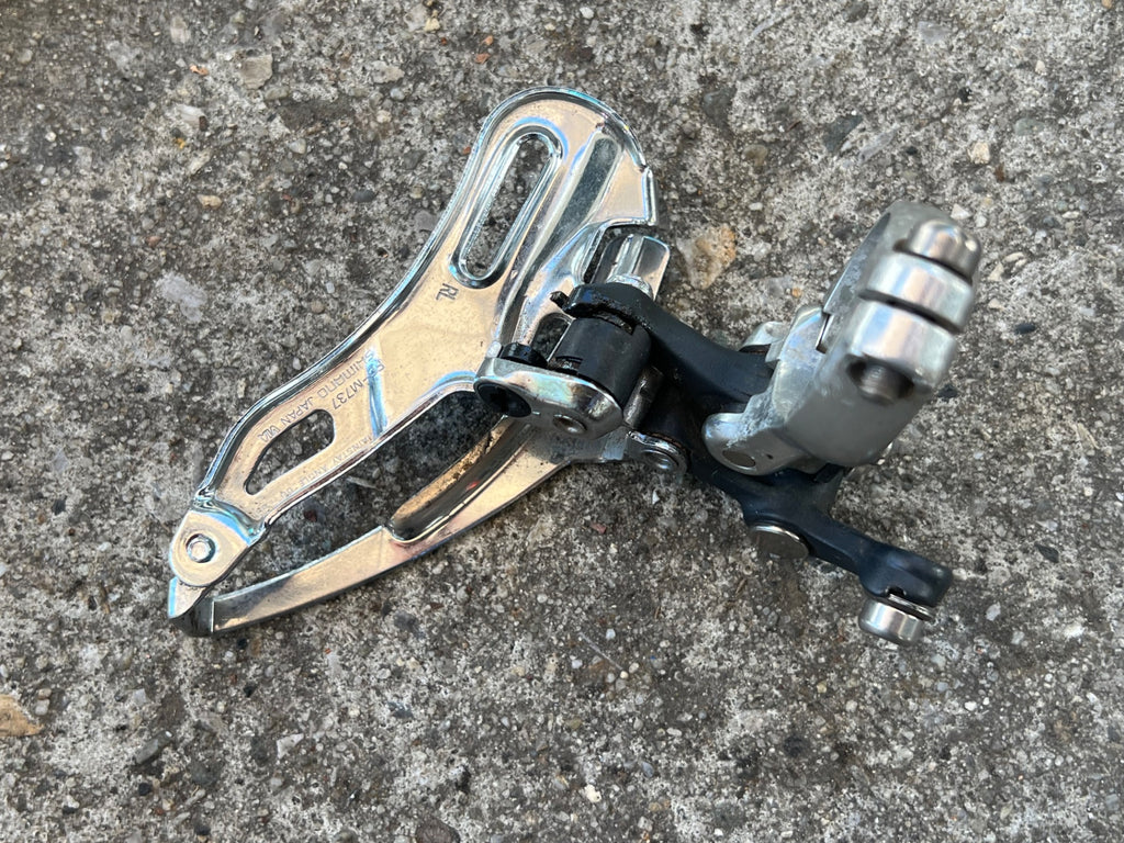 Shimano Deore XT FD-M737 31.8mm Bottom Pull Front Derailleur Triple 3x8 Vintage - Image 5