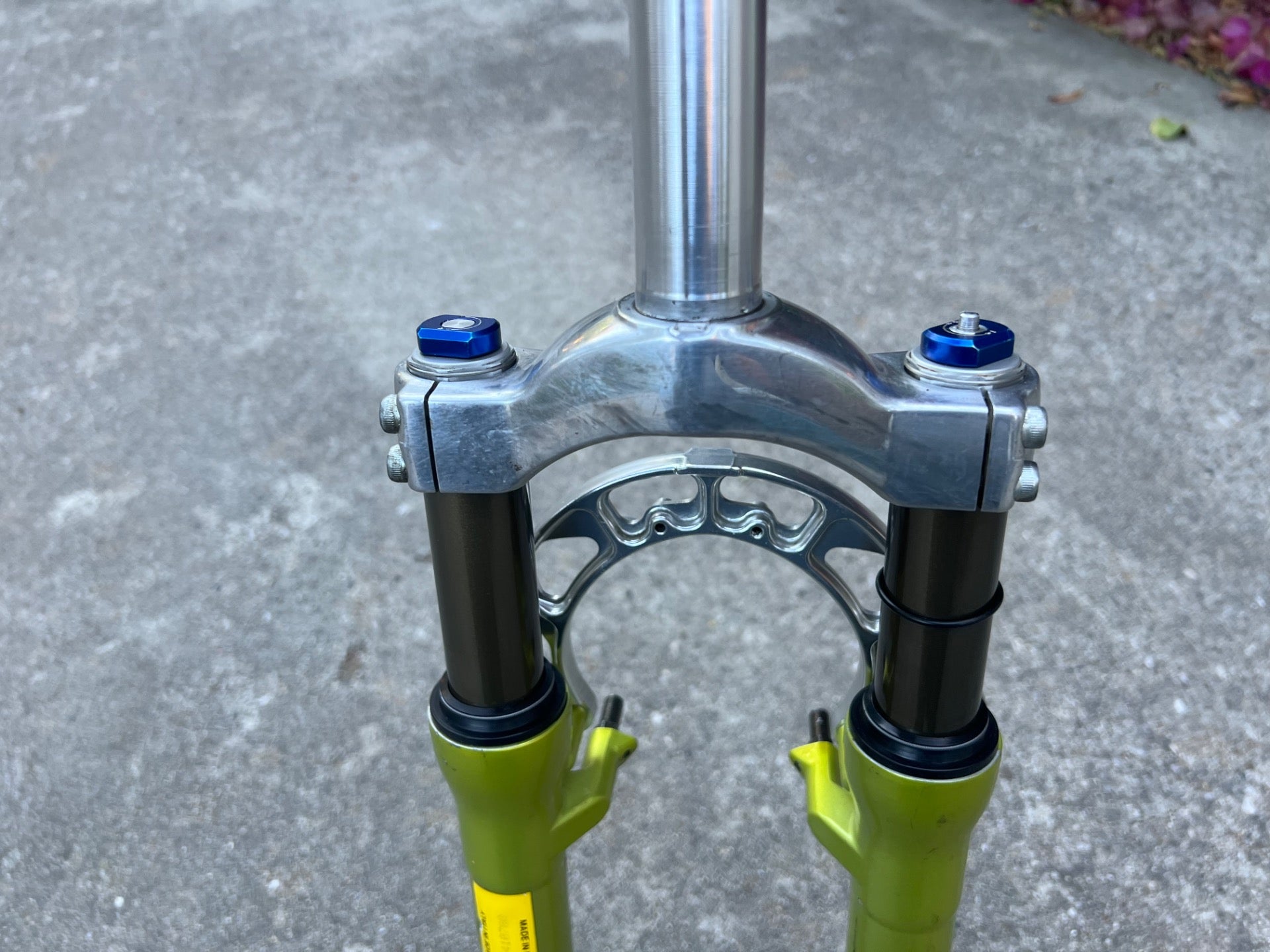 SERVICED Marzocchi Bomber Z2 Fork Acid Green Vintage MTB Mountain 1 1/8” Retro - Image 13