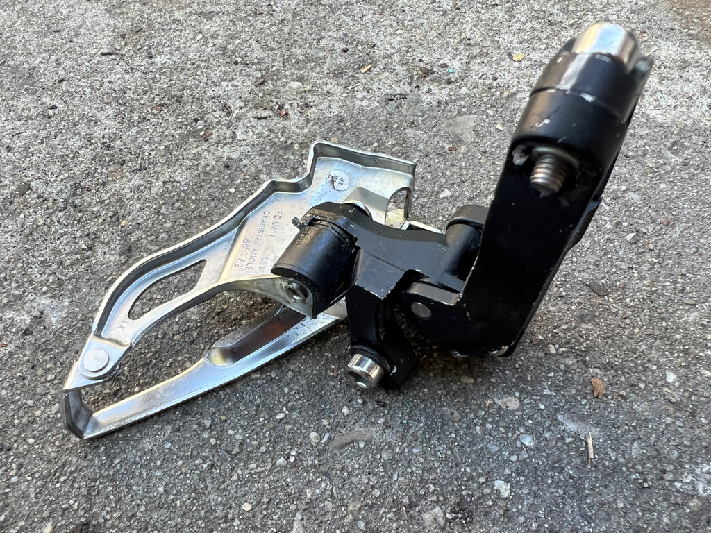 Shimano Deore FD-M611 3x10 34.9mm Top Pull Front Derailleur Triple MTB Touring  - Image 5