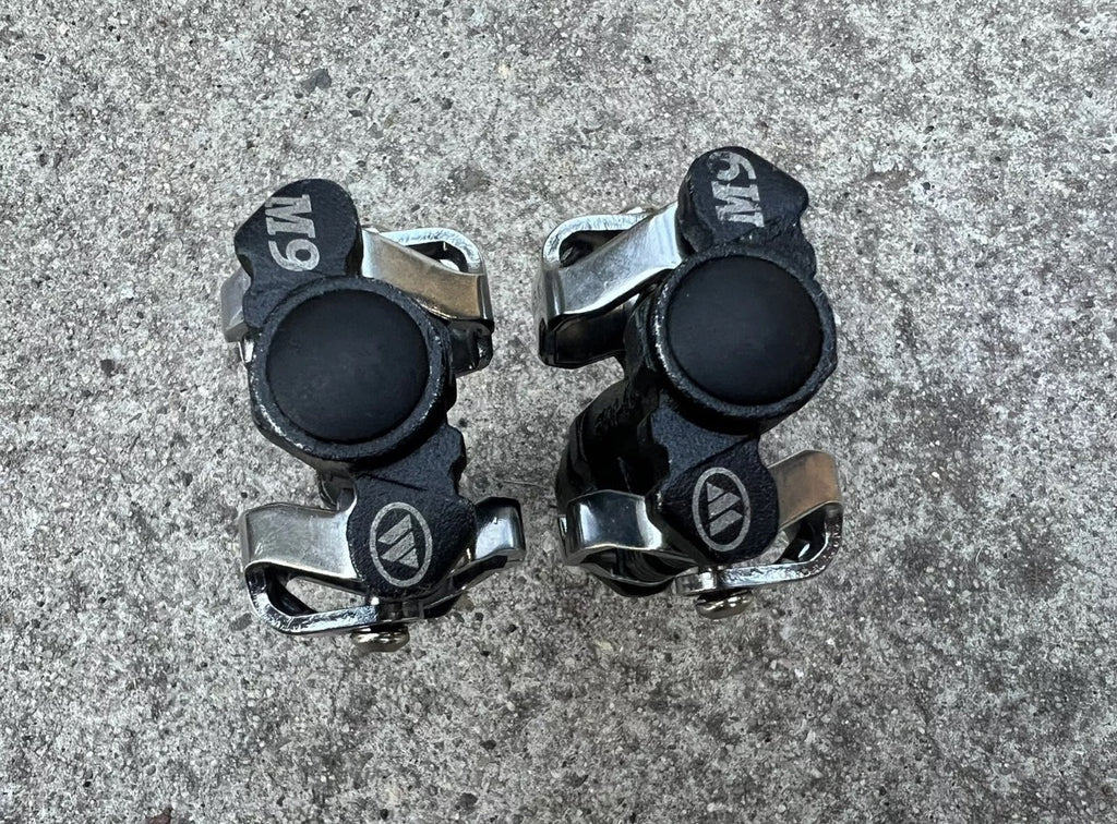 NEW Wellgo SPD WPD-M9 Clipless Pedals & Cleats MTB Gravel Vintage Bike Retro - Image 5