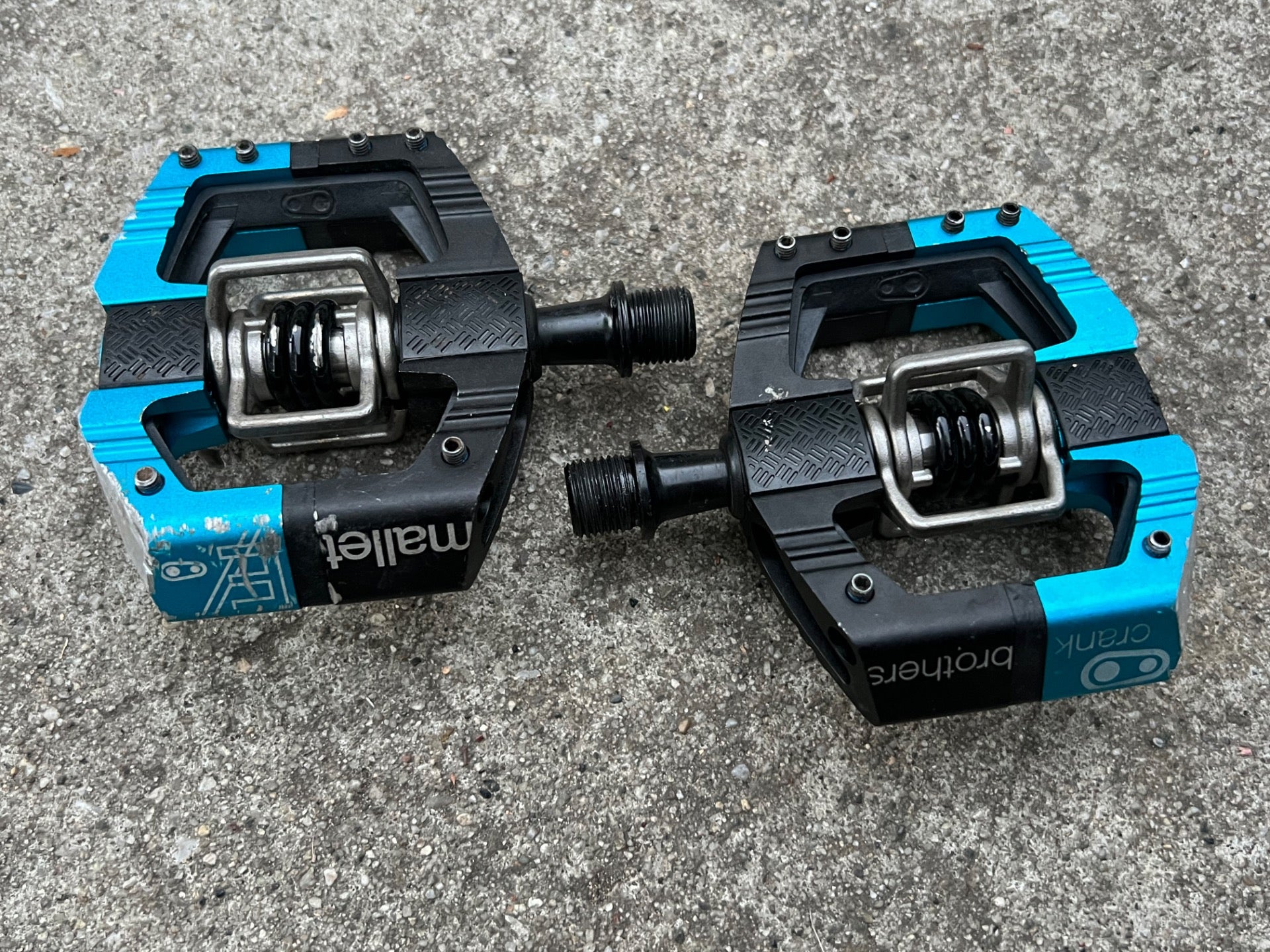 Crankbros Mallet E Pedals Mountain Enduro Gravel MTB Blue Black Crankbrothers - Image 5