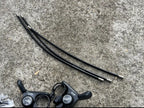 NOS Shimano Exage SL-A250 Thumb Shifter Set SIS 3x6 Speed MTB Levers Vintage-Bicycle Bin