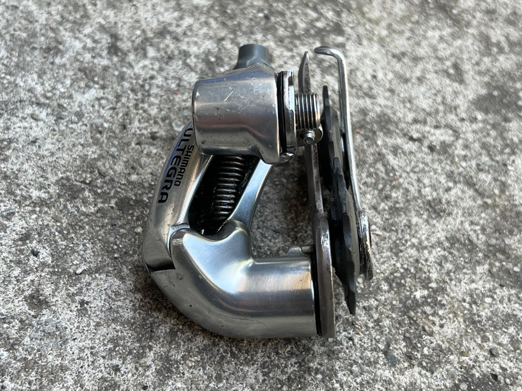 Used Shimano Ultegra RD-6500 9 Speed Short Cage Rear Derailleur Silver Road Vintage-Bicycle Bin