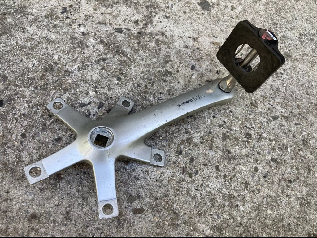 Avenir Vintage Clipless Right Drive Side Pedal Black MTB Retro Bike Silver Road - Image 5
