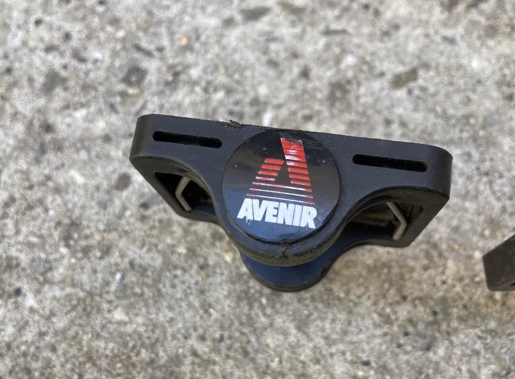 Avenir Vintage Clipless Pedals Black MTB Retro Bike Silver Chrome Road Gravel - Image 5