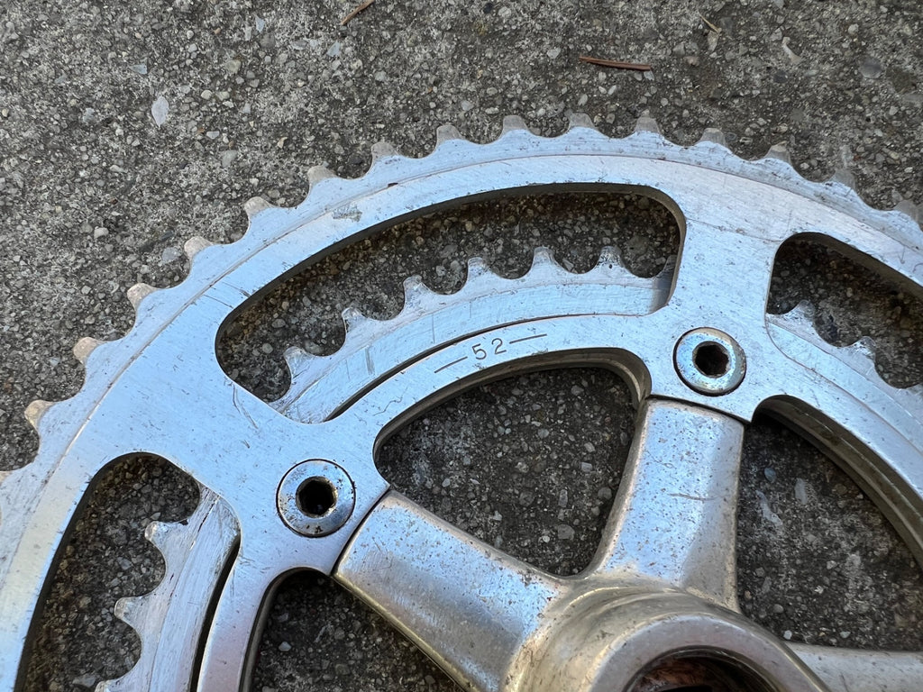 SR Super Custom Crankset 52/40T 170mm Silver Double Vintage Retro Road Touring  - Image 9