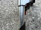 Used Girvin Flexstem 135mm 25.4mm 1” Steerer Vintage MTB Retro Black Silver Quill-Bicycle Bin