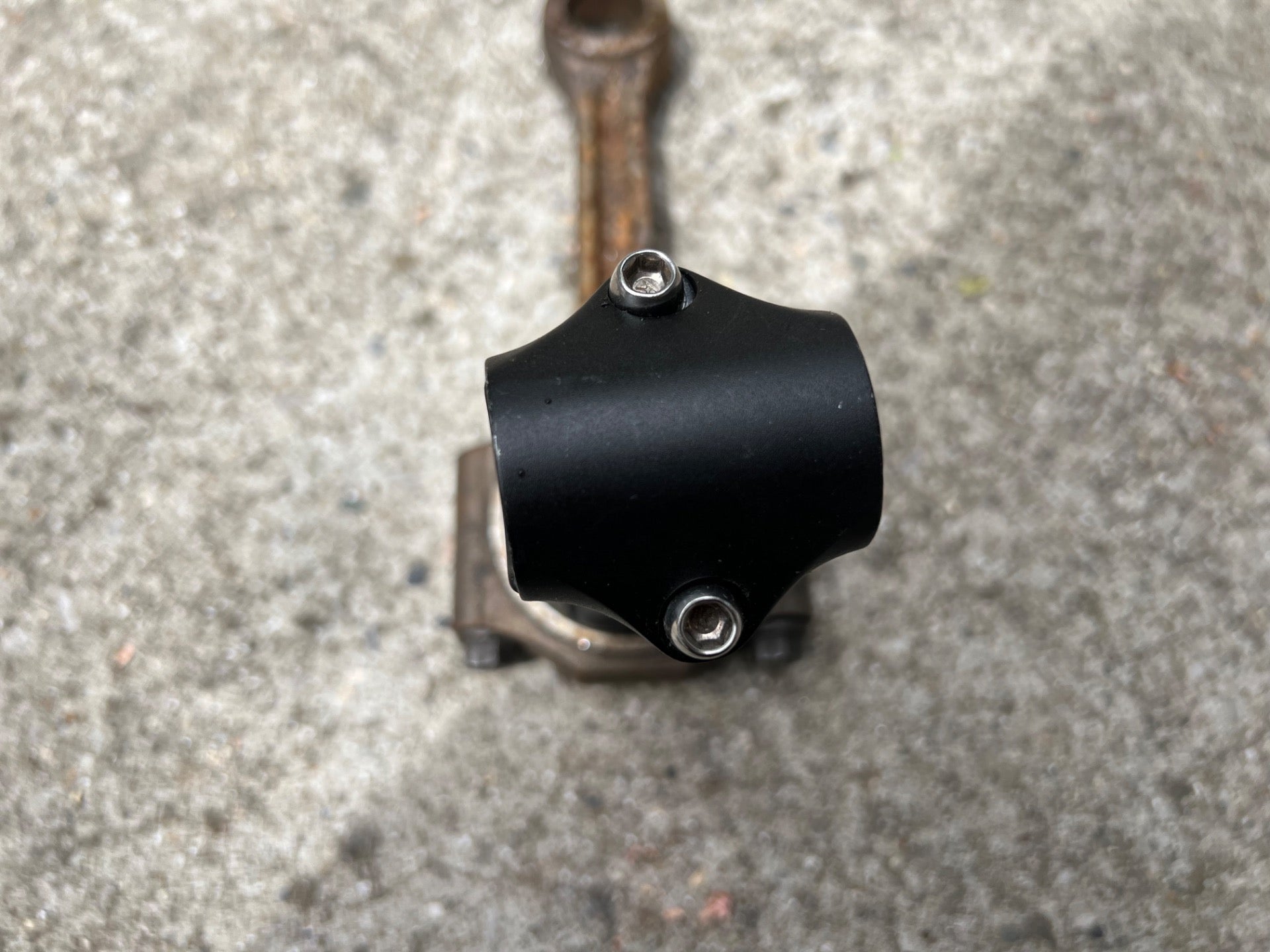 Bianchi 25.4x110mm 1 1/8” Threadless Stem Vintage Retro Road CX XC Gravel Black - Image 5