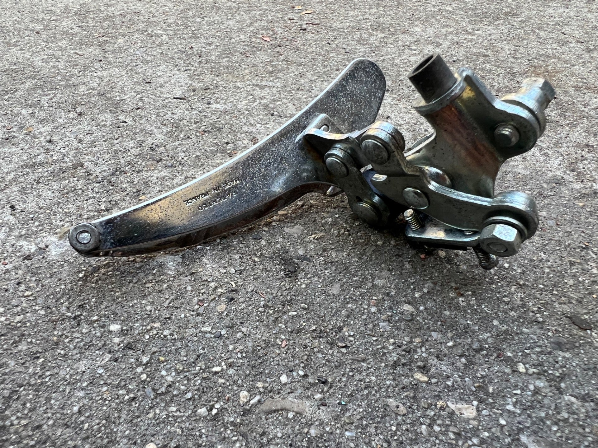 25.4mm 1” Clamp Sachs Huret Front Derailleur Bottom Pull Vintage Road Double   - Image 5