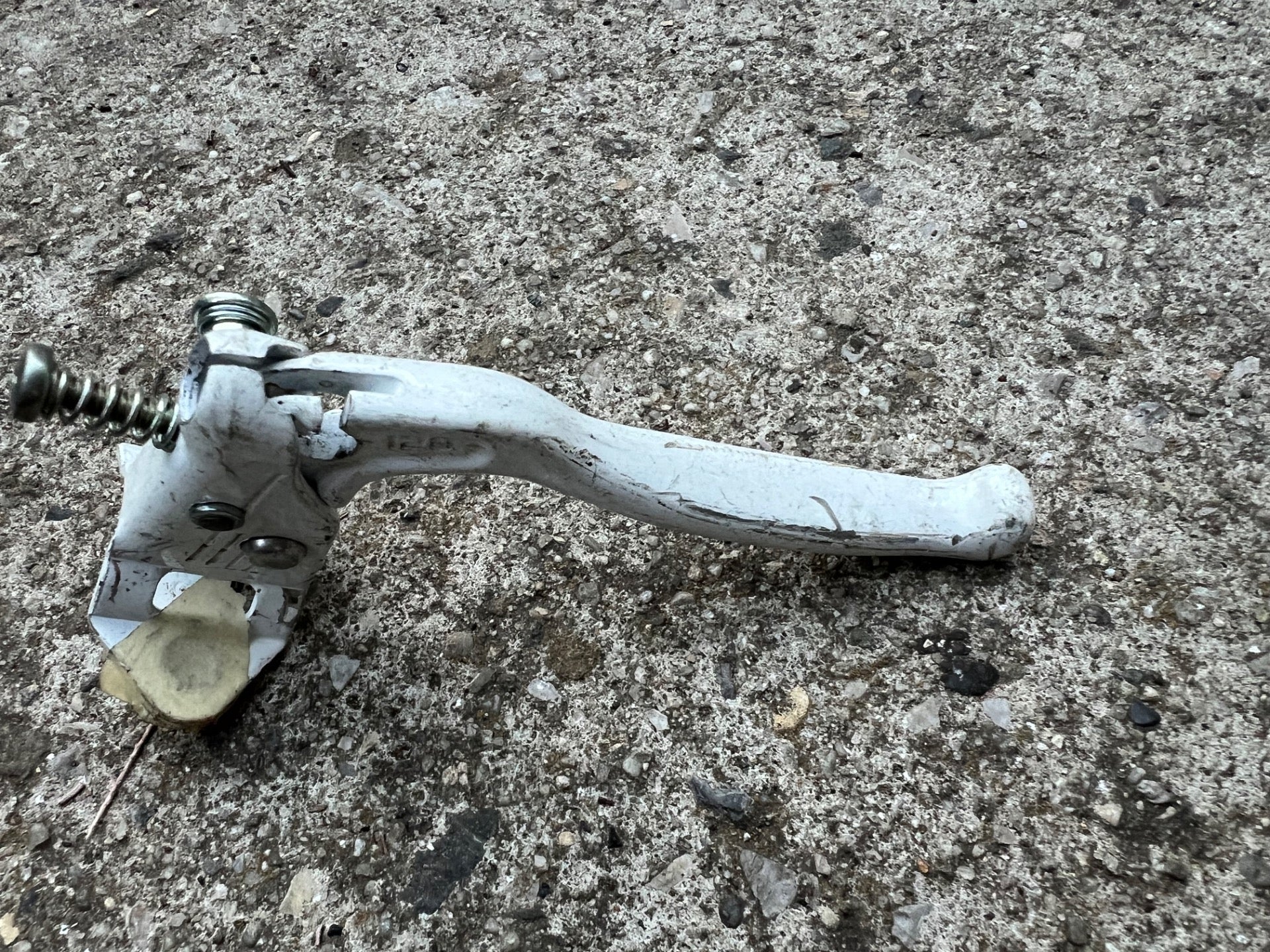 Dia Compe MX White Left Front Brake Lever Vintage BMX Bike Retro Freestyle OG  - Image 5