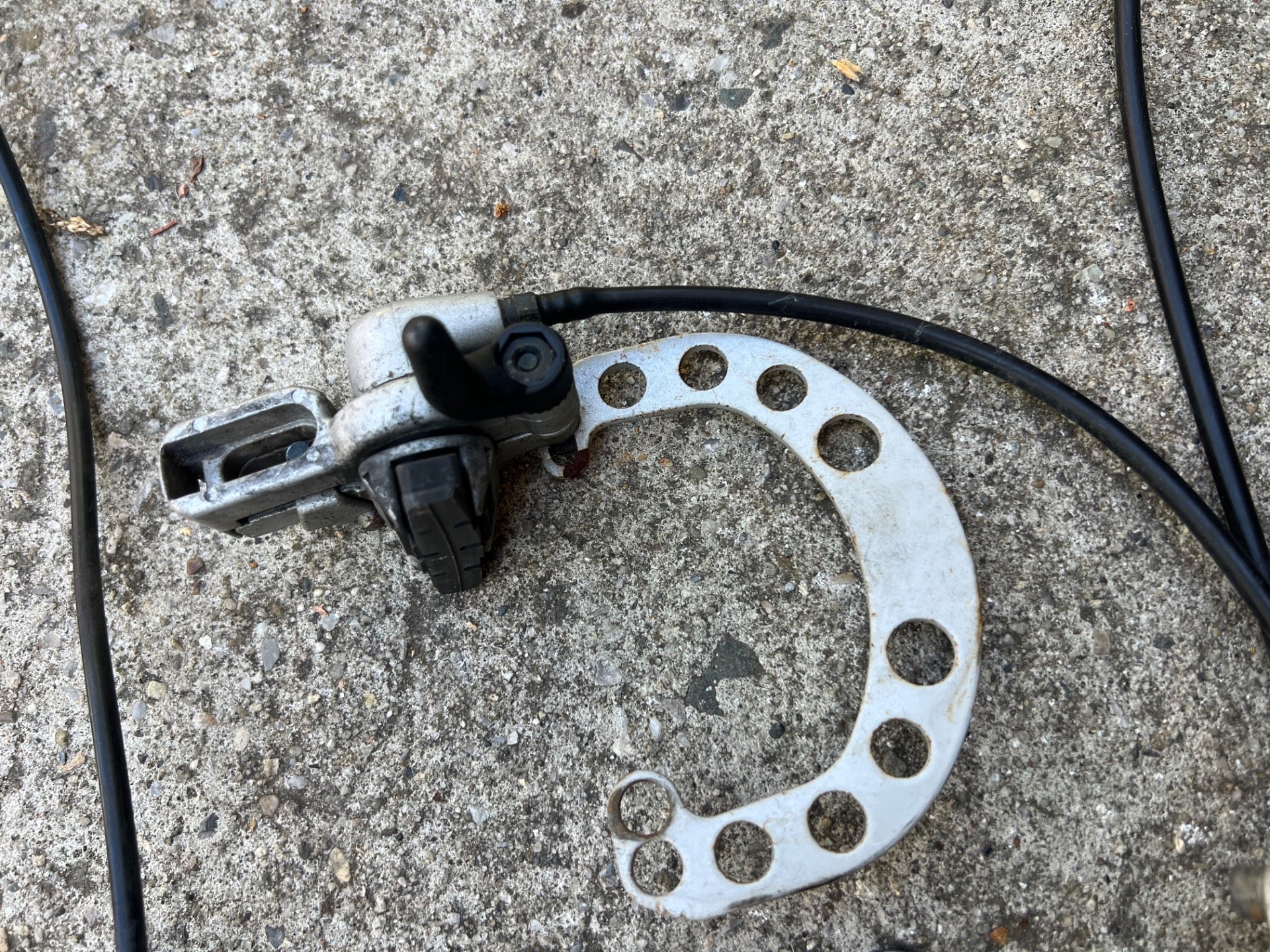 Magura Evolution Evo HS Brakes Silver Aluminum Steel Front and Rear Vintage MTB  - Image 9