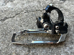Used Shimano Deore LX M567 28.6mm Bottom Pull Front Derailleur 3x8 Triple Black MTB-Bicycle Bin